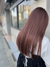 ヘアーサロンウル(hair salon ulu) （竹内）ピンクベージュカラー