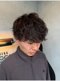 メンズパーマ刈り上げツイストスパイラルパーマ
