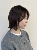 簡単スタイリング☆切りっぱなしボブ☆