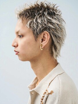 MEN'S HAIR BLEACHi 四日市店【メンズ ヘア ブリーチ】 《BLEACHi》ネオスパイキーショート(サイド)
