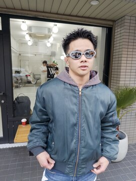 ウェルネス(Wellness) メンズ/スパイキーショート/眉毛カット