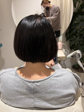 ビーエフサロン(BxF SALON) 髪質改善フレイヤストレートコースでボブ