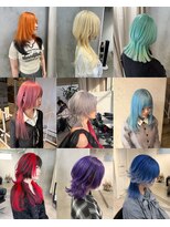 シーン(seen)&nbsp;◆ロングウルフカットレイヤーカットハッシュカットブリーチ