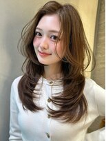 ロンド アンブル 四条烏丸(Lond ambre)&nbsp;【Lond ambre】レイヤー/ベージュピンク/顔周り/前髪
