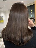 ブリーチなしで叶う透明感ベージュ