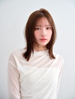 キネン バイ ツリー 宇都宮(kinen by tree)&nbsp;切りっぱなしミディアムストレートアースカラーの透明感