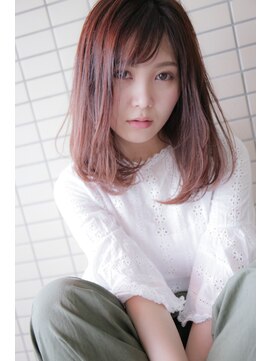 エトワローズ(Etowa Rose) ボルドーカラーにコーラルカラーを調合して作る艶カラー