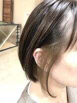 ヘアアンドメイクフリッシュ(HAIR&MAKE FRISCH) デザインカラーインナーベージュ ボブ