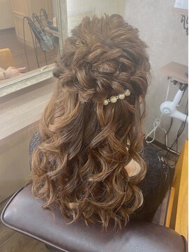 マジックマッシュ(Magic Mush) ブライダルハーフアップ