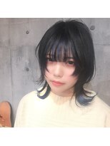 インク 渋谷(INK.)&nbsp;ボブ/フェザーバング/大人かわいい/グラデハイライト[渋谷]