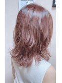 #ヘアカラー#ピンク