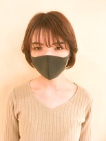 モリオ フロム ロンドン 鶴瀬店 【morio鶴瀬】20代30代40代大人カワイイベージュバングショート