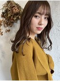 ホワイトベージュインナーカラー