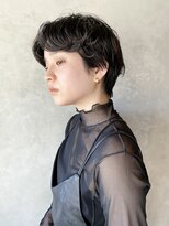 アイティーバイアルバム 松戸店(IT by ALBUM) アンニュイパーマ_くびれヘアビタミンカラーメルティカラー_8940