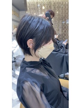 ロンドアベニール 北千住(Lond avenir) ワンカールショート　ショコラベージュ　ベビーバング　西田大樹