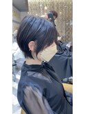 ワンカールショート ショコラベージュ ベビーバング 西田大樹