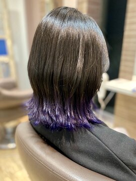 エトワ(ETOWA) ダークパープル裾カラー♪