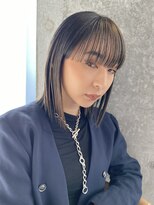 イミ(imi)&nbsp;ボブウルフ/顔周りカット/グレージュカラー/髪質改善[登戸]