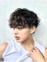 アソビ 表参道(ASOBI)&nbsp;ツイストスパイラルパーマ 刈り上げマッシュ