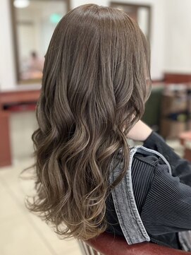 ヘアークリアー せんげん台 巻いて可愛いアッシュカラー 透明感抜群◎ うる艶カラー