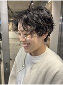 ハンサムショート× パーマ　【parfait 松梨】