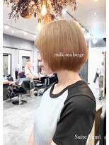 スイート ヘアデザイン(Suite HAIR DESIGN)&nbsp;ミルクティーベージュ 【stylist：Yumi】