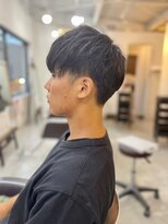 メンズカット バイ ソイクフ(メンズカット by SOY-KUFU)&nbsp;MEN'SHAIRアッシュブラックベリーショートダークアッシュ