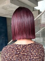 ヲタク(wotaku.)&nbsp;レッドカラー暖色カラーカシスカラーボルドーワインレッド暖色