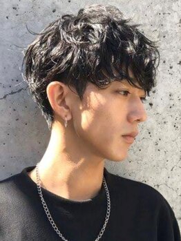 ブルー バード(BLUE BIRD)の写真/《メンズパーマが得意なサロン◇》再現性の高いパーマで朝のスタイリングも楽に♪忙しい朝も時短でキマる*