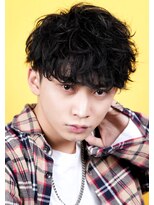 オーシャントーキョーオーバー 渋谷(OCEAN TOKYO OVER)&nbsp;メンズ波巻きツイスパニュアンススパイラルスパイキーショート