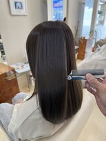 美容室 フラット(FLAT)&nbsp;髪質改善　美髪カラー(オリーブアッシュ)