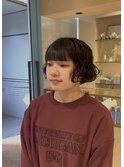 スタイリングが簡単！ショートボブパーマ