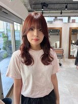 アドア 横浜(ADORE)&nbsp;【ADORE横浜】カシスピンク×ニュアンスくびれ巻き