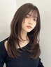 前髪cut+リタッチカラー+シャンプー・ブロー￥9180→￥7980