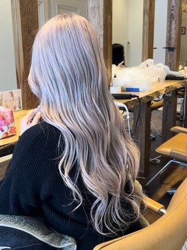 ラグーン(LAGOON) ホワイトミルクティーベージュ/バレイヤージュ/ケアブリーチ