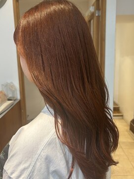 ネオリーブニコ 大井町店(Neolive Nico) 1回ブリーチからつくるオレンジカラー