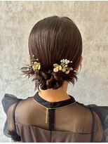 スタイル 横浜(STYLE)&nbsp;結婚式お呼ばれツインシニヨン／ヘアセット/ふわふわ/アレンジ