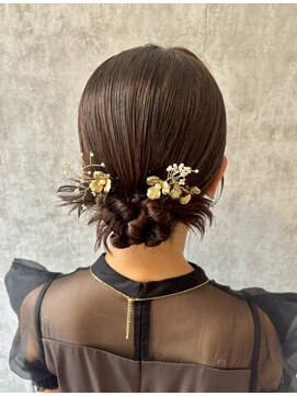 スタイル 横浜(STYLE) 結婚式お呼ばれツインシニヨン／ヘアセット/ふわふわ/アレンジ