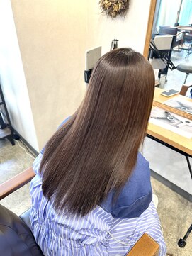 ルナバイルヴェール(LUNA by LeVert) 乾かしただけの髪！！　縮毛矯正