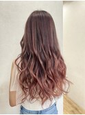 Pink Balayage