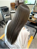 絹髪/髪質改善カラー/艶髪ストレート/美髪/ロング