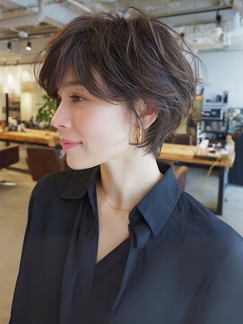 アイコニック 長久手店(ICONIQ) 【髪質改善白髪染めカラーエステ】艶髪/ダークブラウンカラー