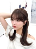 くびれレイヤー/顔まわりカット/くびれ巻き/レイヤーカット