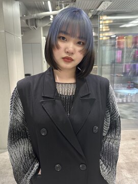 キオク(KIOX) ブルーカラー/水色カラー/名古屋/栄/ブリーチカラー/ハイトーン