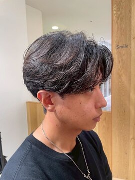 オルカ(ORCA) men's/顔周り/ニュアンスパーマ/黒染め/韓国/ダウンパーマ