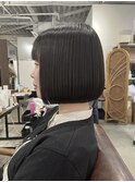 ナチュラルボブ ストレートボブ スタイリング簡単ボブ 髪質改善