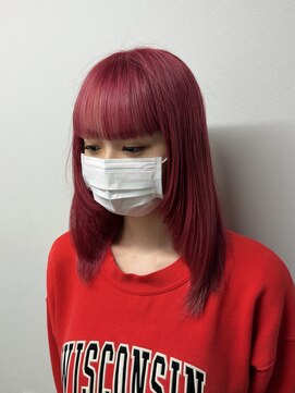 アウラヘアーサロン(aura hair salon) ピンクベージュ