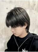 ルーツカラー　グレー
