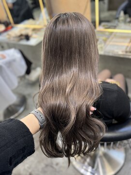 ロンド 表参道店(Lond) ミディアムレイヤーカット/レイヤー/顔周り/韓国/髪質改善