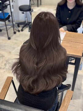 アイヴィ 表参道(IVY) 上品可愛い◇韓国くびれヘアショコラグレージュ